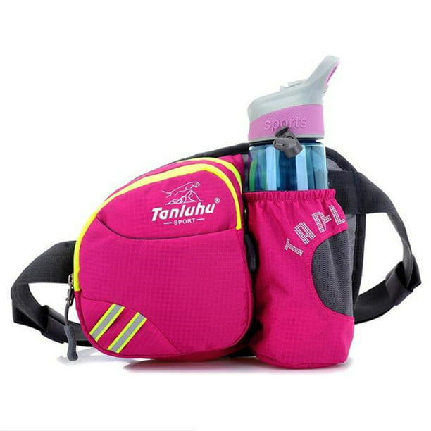 Folding Water Bottle Belt Backpack Pouch Holder For Hiking Camping Carrier Bag